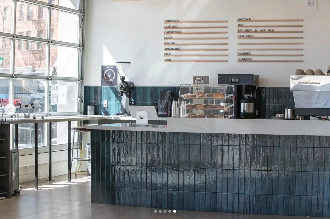 The Den's coffee shop.