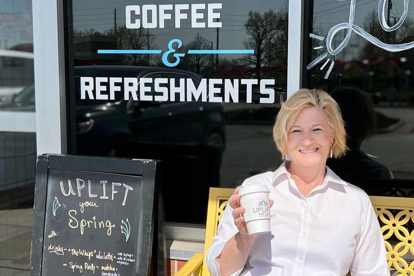 Women opening coffee shops at Uplift Coffee Co.