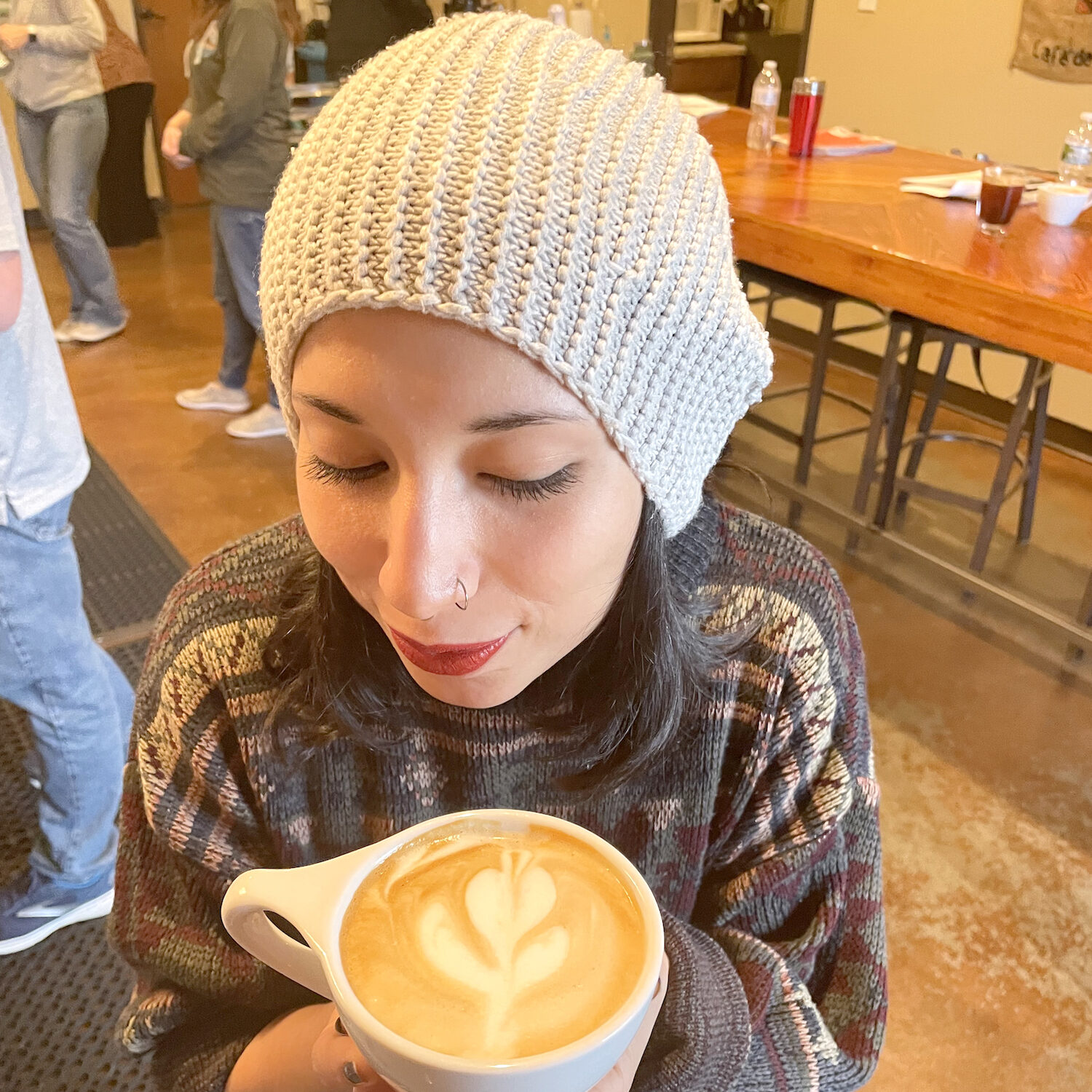 Adrienne at Texas Coffee School.