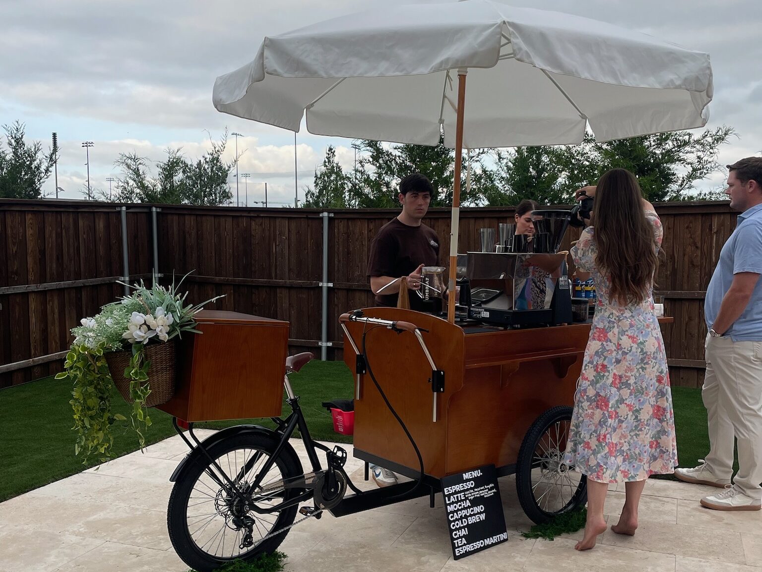 That's Amore Coffee Cart & Bar.