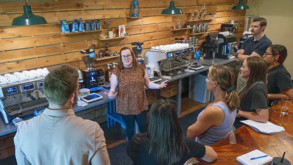 1-day coffee shop management master class at Texas Coffee School