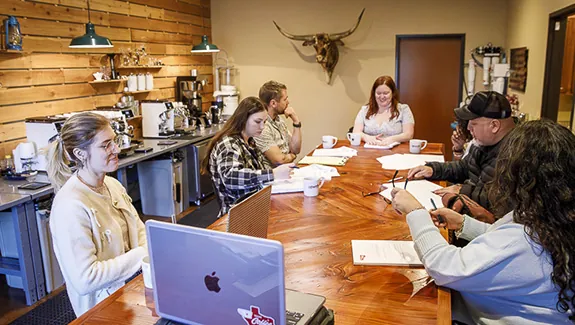 Texas Coffee School Operations Master Class in session