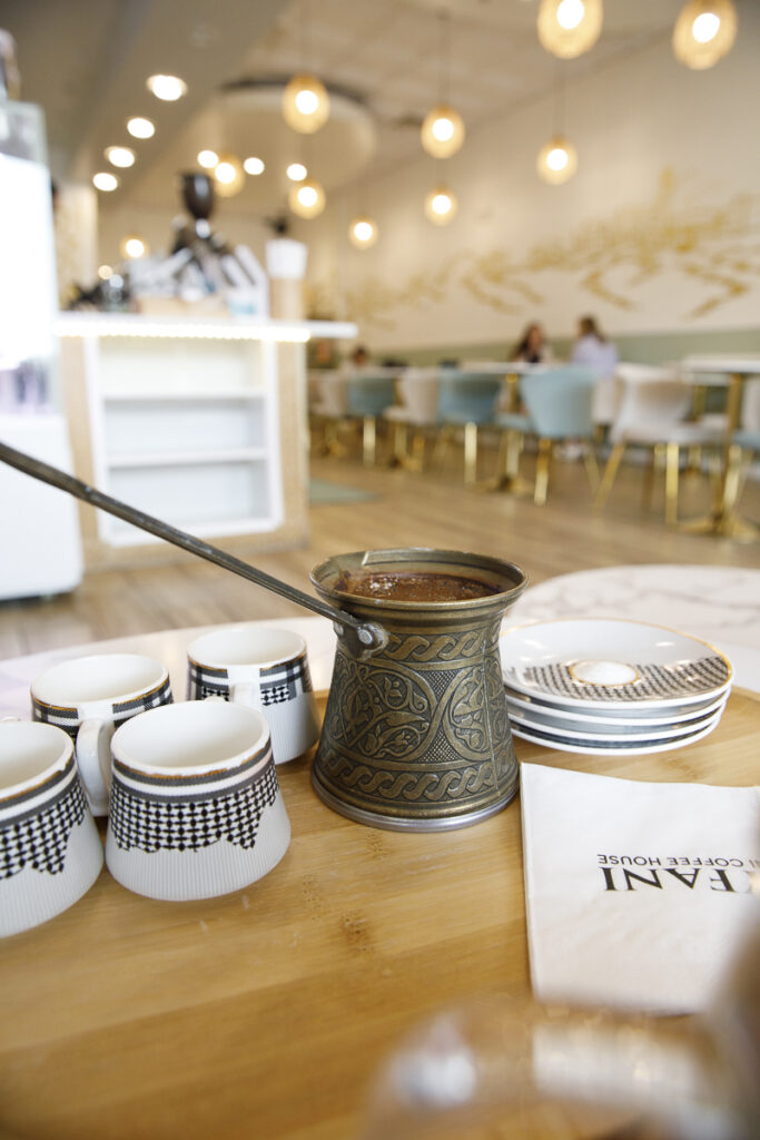 Turkish Coffee at Sayfani Coffee In Dallas texas