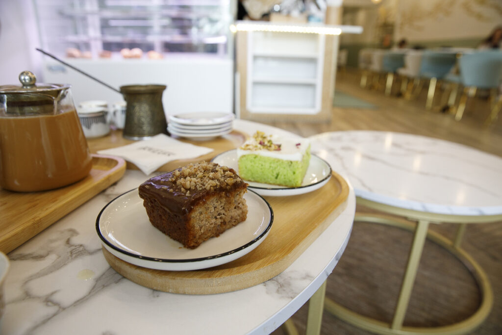 Sayfani Coffee House Arabic sweets, and Turkish coffee