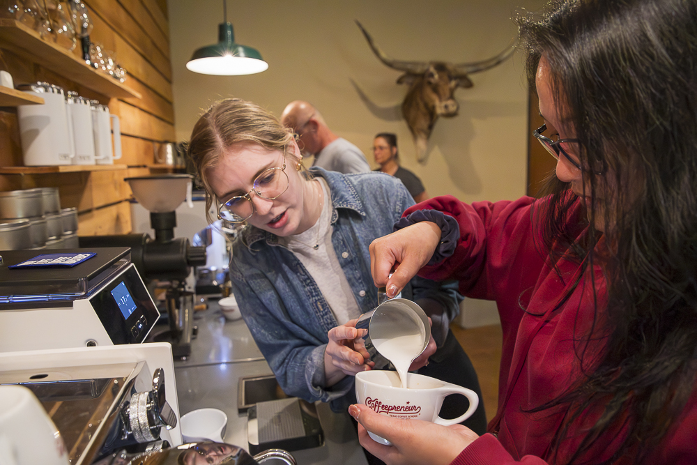 start a coffee shop with texas coffee school coffee business class