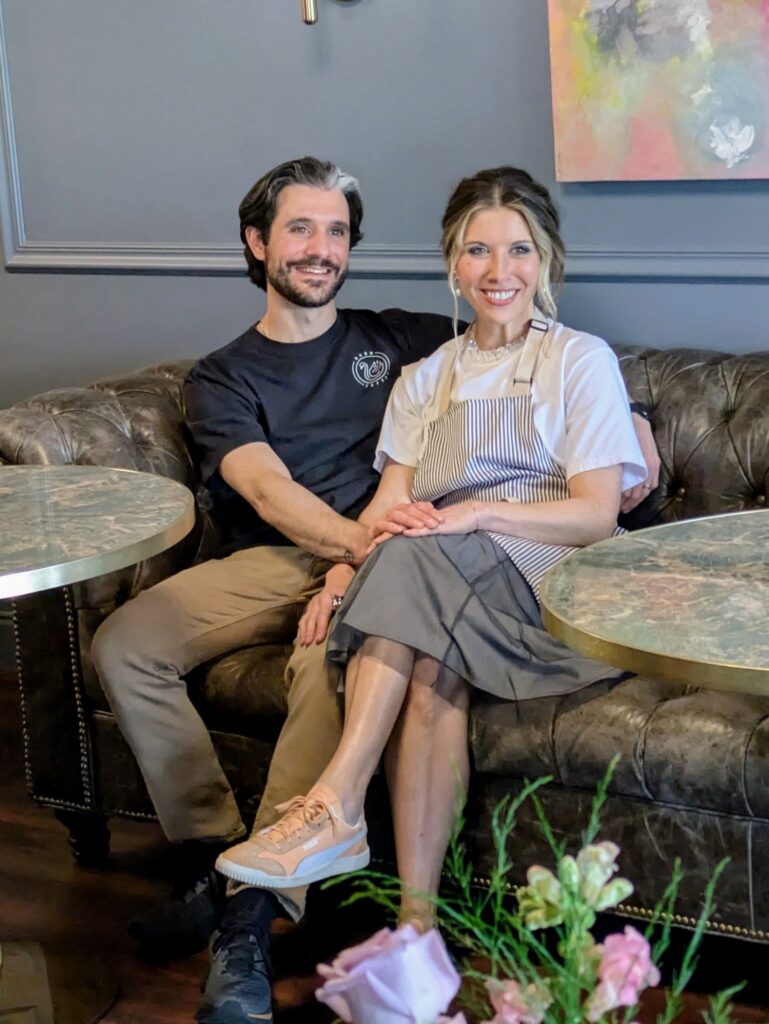 David Hurley and his wife at RHOW Coffee