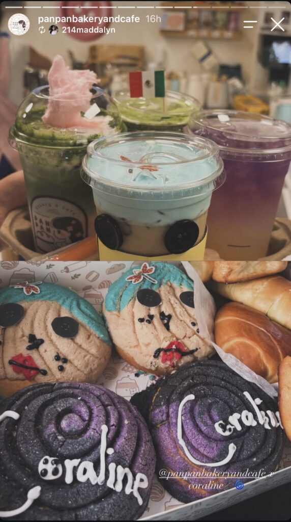 Coraline week at Pan Pan Bakery