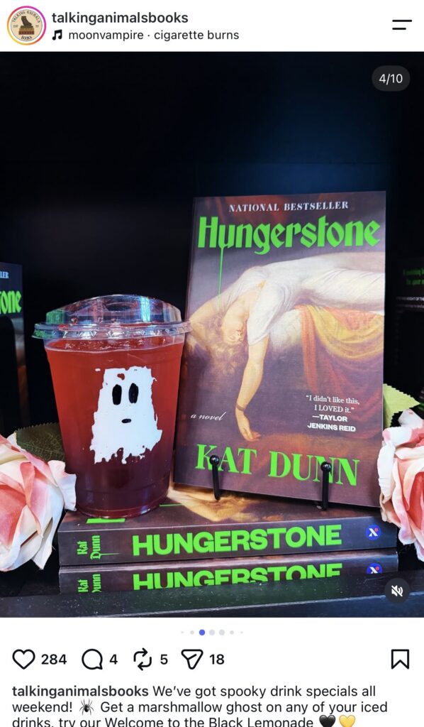 Black lemonade with ghost from Talking Animals Books